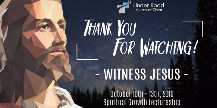 2019 Annual Spiritual Growth Lectureship