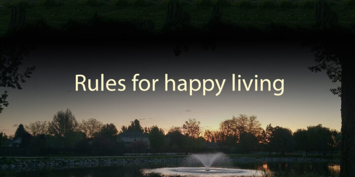 Rules for Happy Living by Larry Johnson